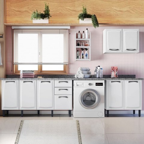 Armário Multiuso em Aço 8 Portas 2 Gavetas New Premium Itatiaia