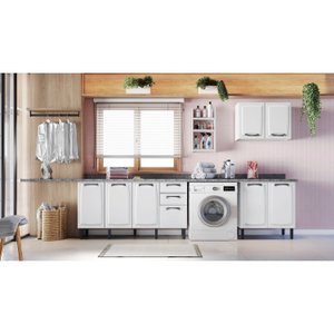 Armário Multiuso em Aço 8 Portas 2 Gavetas New Premium Itatiaia