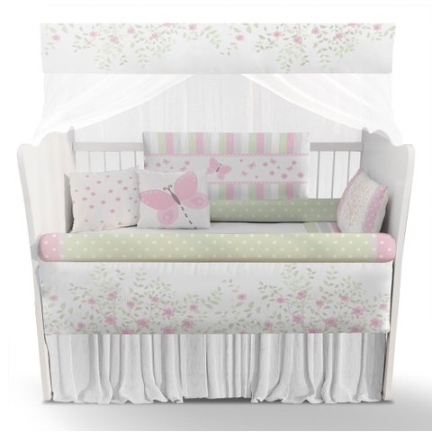 Kit Berço Floral Jardim Encantado - Kt621