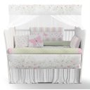 Ver imagem 1 de Kit Berço Floral Jardim Encantado - Kt621