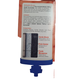 Vela para Filtro Tripa Ação Alcalina Acqua Brasil - 3