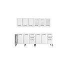 Ver imagem 2 de Armário Multiuso em Aço 12 Portas 4 Gavetas e Nicho Toalheiro New Premium Itatiaia