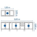 Ver imagem 5 de Armário Multiuso em Aço 10 Portas 2 Gavetas New Premium Itatiaia