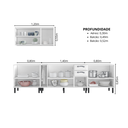 Ver imagem 4 de Armário Multiuso em Aço 10 Portas 2 Gavetas New Premium Itatiaia Branco
