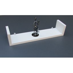 Estante Livros 50 x 20 cm Kit 2 Peças em MDF Branco Eví Decor - 2