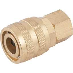 Engate Rápido Fêmea 1/4" Npt Latão com Rolete - Vonder - 3