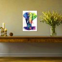 Ver imagem 4 de Placa Decorativa Mdf A4 Elefante Colorido Sala Quarto El1