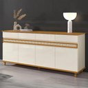 Ver imagem 3 de Aparador Buffet 4 Portas 4 Gavetas Açores Cedro e