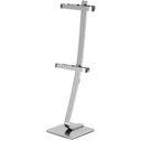 Ver imagem 3 de Porta Papel Higiênico Duplo e Toalha de Rosto Cromado F.bali