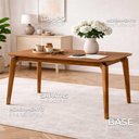 Ver imagem 3 de Mesa para Sala de Jantar Ficus 210cm Tampo em Mdf Madeira/cinamomo