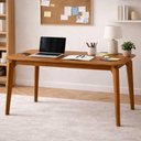Ver imagem 1 de Mesa para Sala de Jantar Ficus 210cm Tampo em Mdf Madeira/cinamomo