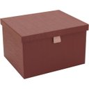 Ver imagem 5 de HOME&CO CAIXA ORGANIZADORA SINTÉTICO MARROM 2PÇ