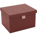 Ver imagem 6 de HOME&CO CAIXA ORGANIZADORA SINTÉTICO MARROM 2PÇ