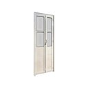 Ver imagem 3 de Porta Camarão Lambril com Vidro Alumínio Branco 210x100 Lado Esquerdo