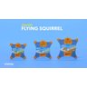 Frisbee Flying Squirrel Chuck It P/ Brincadeiras Aquáticas e Ao Ar Livre - 3