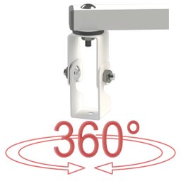 SUPORTE PROJETOR DATASHOW PAREDE BRAÇO 40 CM BRANCO - 6