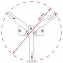 Ver imagem 5 de SUPORTE PROJETOR DATASHOW PAREDE BRAÇO 40 CM BRANCO