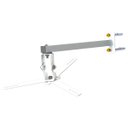 Ver imagem 2 de SUPORTE PROJETOR DATASHOW PAREDE BRAÇO 40 CM BRANCO
