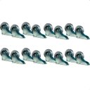 Ver imagem 1 de Kit 16 Rodizio Rodinha de Silicone Fixo Anti Risco para Sofá Retrátil 38mm - Arkell