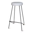 Ver imagem 1 de Banqueta Alta para Cozinha Bar Balcão Bistrô Mesa Lila:offwhite