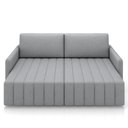 Ver imagem 6 de Sofá Cama Casal Retrátil 3 Lugares 220cm Atlas M22 Linho Cinza - Mpozenato