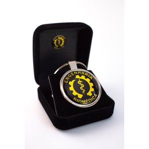 Chaveiro Profissão Engenharia Biomédica - Dourado