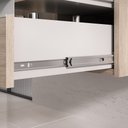 Ver imagem 5 de Conjunto Gabinete Banheiro Completo Prisma 60cm - Madeirado Inteiro com Tampo Vidro