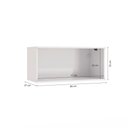 Ver imagem 5 de Armário Aéreo Celeste Kappesberg 100% Mdf 1 Porta Basculante Branco/azul 80cm