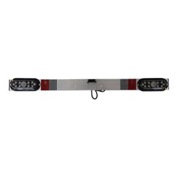 Régua Sinalizadora Blindada Transbike Luz Led Cristal - 2