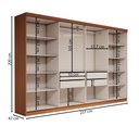 Ver imagem 4 de Guarda-roupa Casal Odisseia 8 Portas 4 Gavetas com Espelho - Panorama Móveis