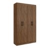Armário Multiuso Dueto 4 Portas 8 Prateleiras Castanho - Doripel Móveis - 1