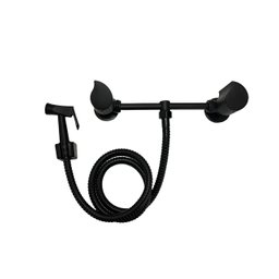 Ducha Higiênica com Misturador Externo Samer Metais 1/4 de Volta Preto C71 - 2