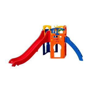 Playground Royal Prata com Escorregador Infantil Freso