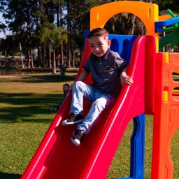 Playground Royal Prata com Escorregador Infantil Freso - 5