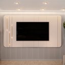 Ver imagem 2 de Painel para Tv Suspenso 75 Pol 240cm Celi D04 Off White - Mpozenato