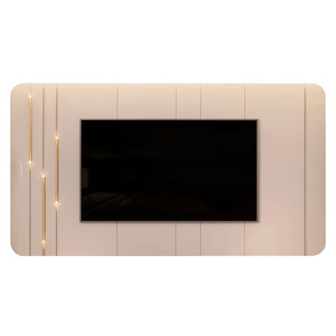 Painel para Tv Suspenso 75 Pol 240cm Celi D04 Off White - Mpozenato