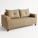 Ver imagem 2 de Sofá 3 Lugares Leona Bom Pastor Linho Bege