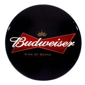 Luminoso de Parede Cerveja Budweiser Retrô Vintage para Bar, Garagem, Churrasqueira, Espaço Gourmet