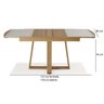 Mesa de Jantar Retangular Extensível 178cm Vidro - 8