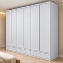 Ver imagem 1 de Guarda Roupa Casal 6 Portas com 9 Gavetas 100% MDF Urbano
