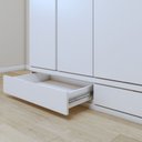Ver imagem 6 de Guarda Roupa Casal 6 Portas com 9 Gavetas 100% MDF Urbano