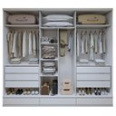 Ver imagem 5 de Guarda Roupa Casal 6 Portas com 9 Gavetas 100% MDF Urbano