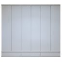 Ver imagem 3 de Guarda Roupa Casal 6 Portas com 9 Gavetas 100% MDF Urbano