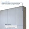 Guarda Roupa Casal 6 Portas com 9 Gavetas 100% MDF Urbano - 7