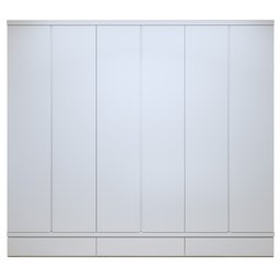 Guarda Roupa 100% MDF 6 Portas 9 Gavetas Urbano - 14