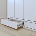 Ver imagem 5 de Guarda Roupa Casal 6 Portas com 9 Gavetas 100% MDF Urbano