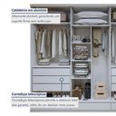 Ver mais imagens de Guarda Roupa Casal 6 Portas com 9 Gavetas 100% MDF Urbano