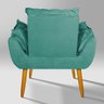Poltrona Opala pra Quarto Azul Turquesa V8 Decor:azul-turquesa - 6
