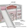 Cama Infantil Doce Casinha Play c/Escorregador e Led Pura Magia - 2
