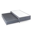Ver imagem 2 de Base Box Solteiro com Colchão Auxiliar de Mola 88x188x28cm Seattle